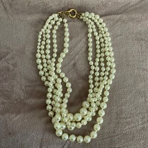 Multi-Layer Faux Pearl Necklace